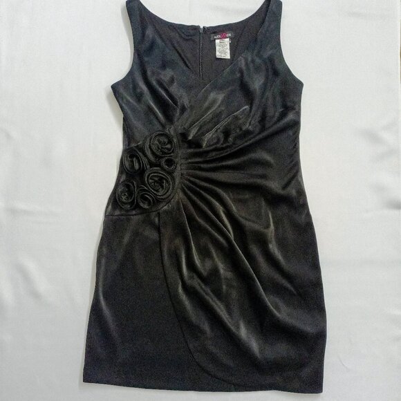 ALEX EVE Black Cocktail Dress. Plus Size 16 - Picture 4 of 8